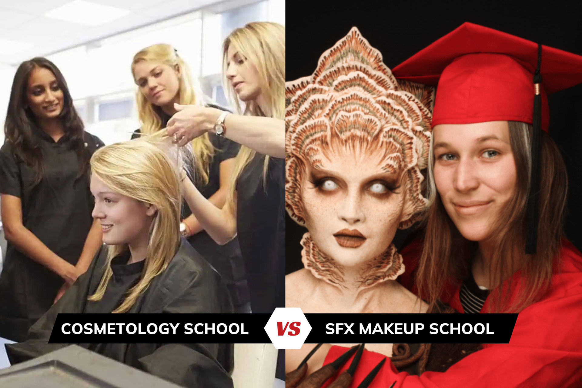 Cosmetology School vs. SFX Makeup School