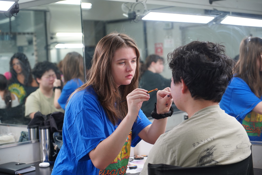 Makeup Artists Create Realistic Black Eyes for Fight Scenes