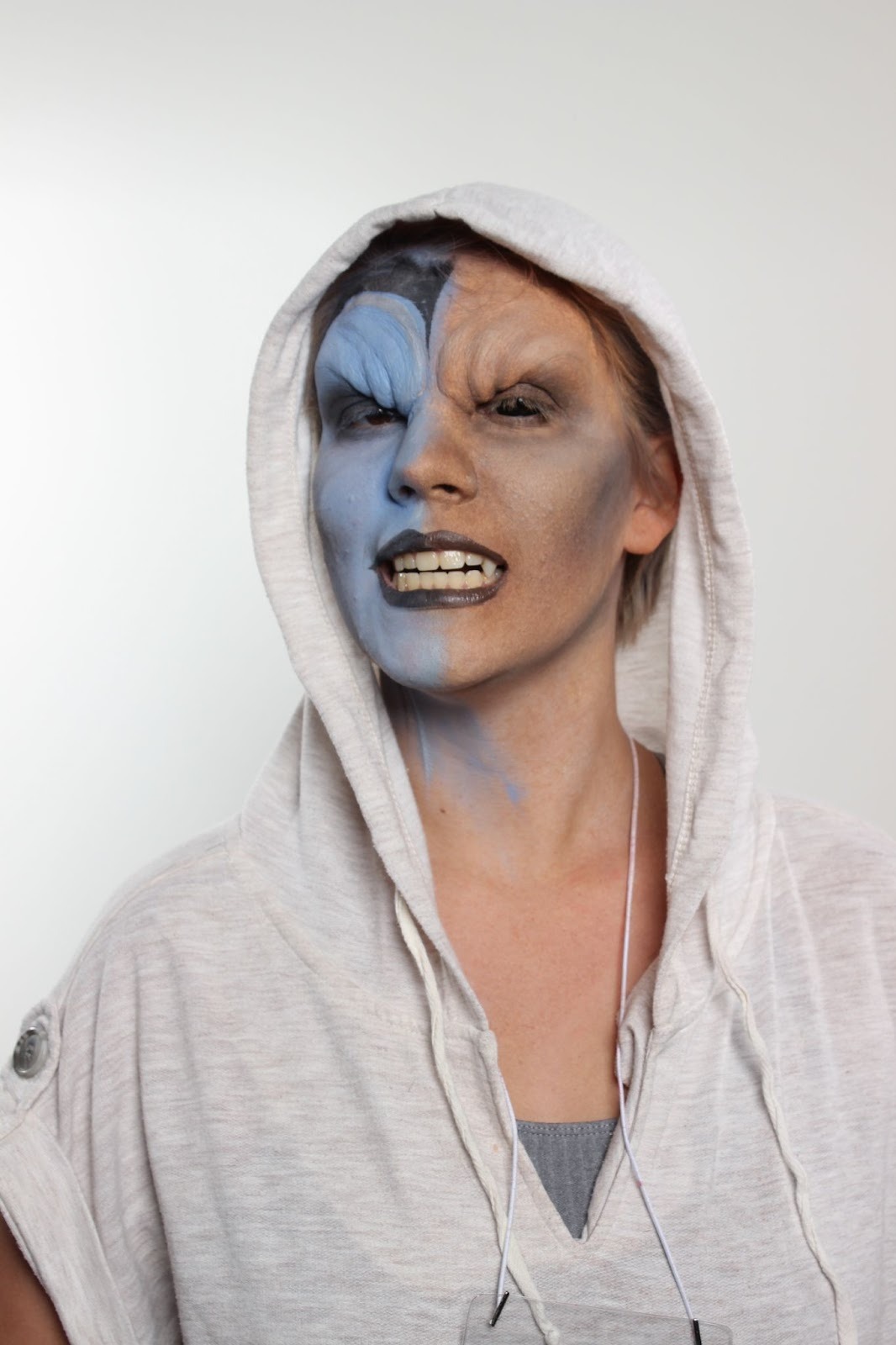 2. Glitter Galaxy Alien Makeup