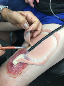 Prosthetic Application in SFX Makeup