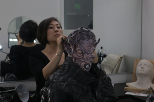 SFX makeup application